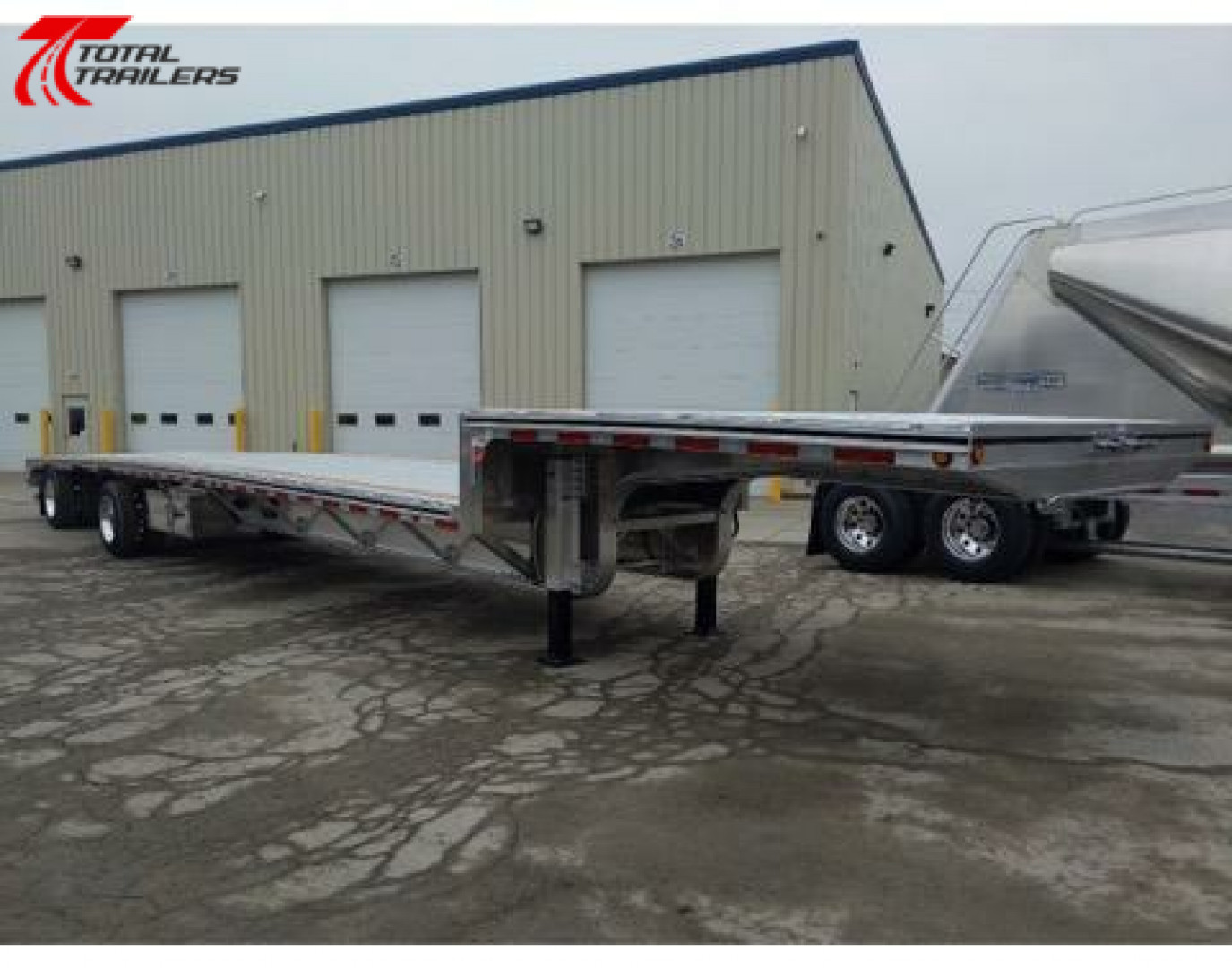 New $1650/Month 2025 MAC 53' Aluminum Drop Deck Semi Trailer - Sale or Rent to Own