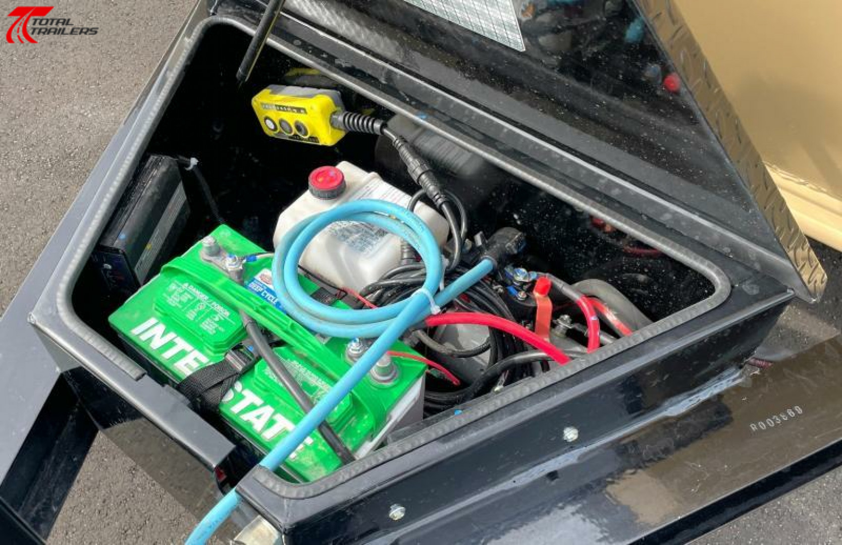 New Horizon Trailers 10' Dump Trailer 7630LB, 18" Sides, Tarp, Ramps, Spare Tire