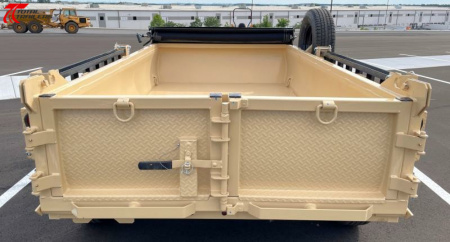 New Horizon Trailers 10' Dump Trailer 7630LB, 18" Sides, Tarp, Ramps, Spare Tire