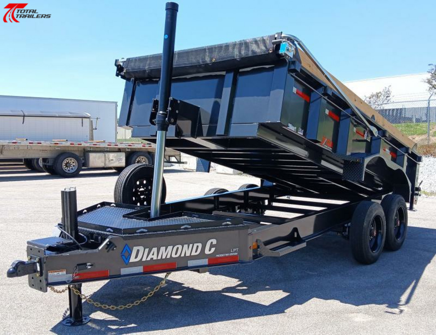 New Diamond C Trailers LPT-208-14' 18,000lb (GVWR) 7GA Body Dump Trailer