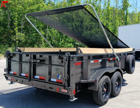 New Diamond C Trailers LPT-208-14' 18,000lb (GVWR) 7GA Body Dump Trailer