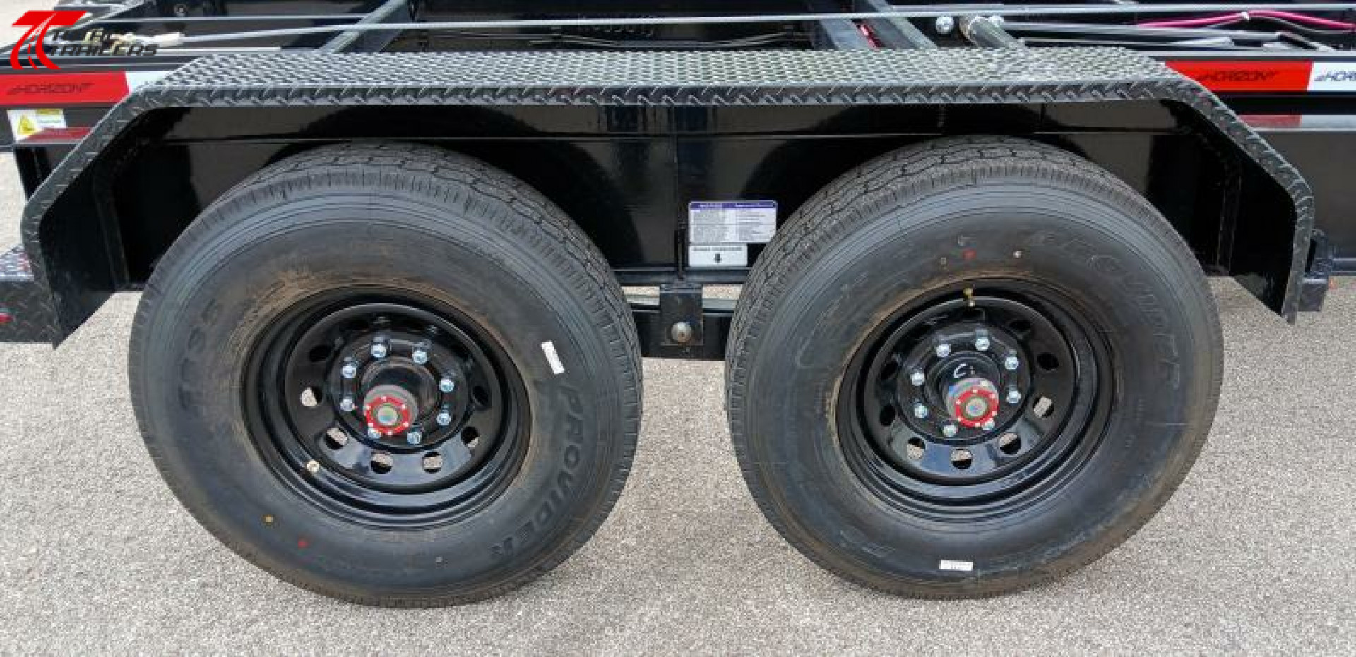 New Horizon Trailers 16' Roll Off Dump Trailer 17,920LB w/ 3Bins, Spare Tire