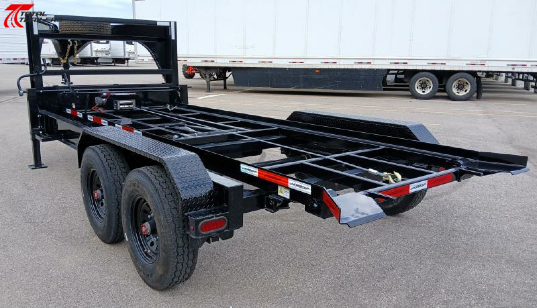 New Horizon Trailers 16' Roll Off Dump Trailer 17,920LB w/ 3Bins, Spare Tire