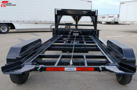 New Horizon Trailers 16' Roll Off Dump Trailer 17,920LB w/ 3Bins, Spare Tire