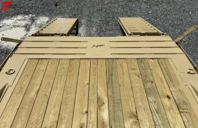 New Horizon Trailers 102" Wide 22' Long Equipment Trailer 15,260LB, 14 Ply, Drive Over Fenders