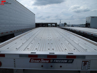 New $1200/Month 2024 53' Aluminum Flatbed Semi Trailer Sale or Rent to Own