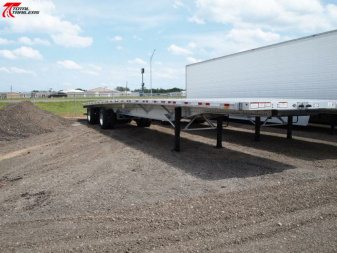 New $1200/Month 2024 53' Aluminum Flatbed Semi Trailer Sale or Rent to Own