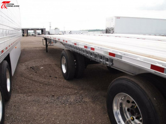 New $1200/Month 2024 53' Aluminum Flatbed Semi Trailer Sale or Rent to Own
