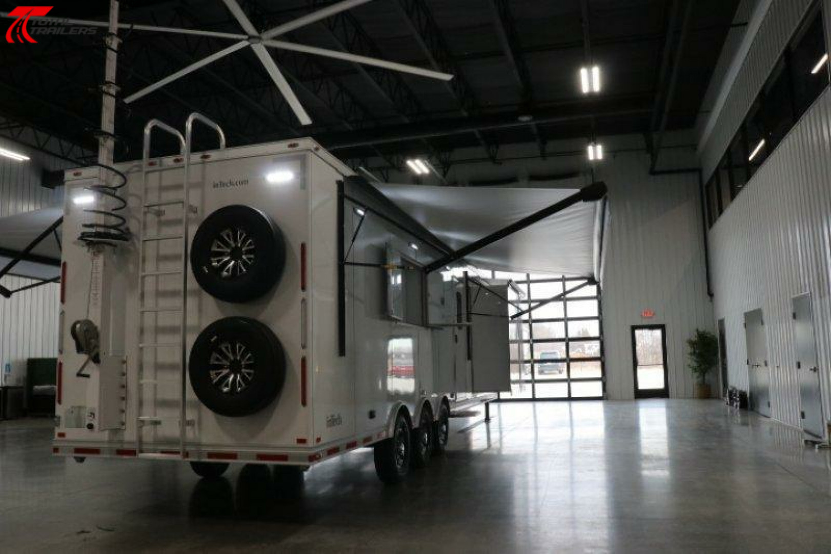 New Gooseneck Mobile Command Trailer w/ Mast Specialty Trailer