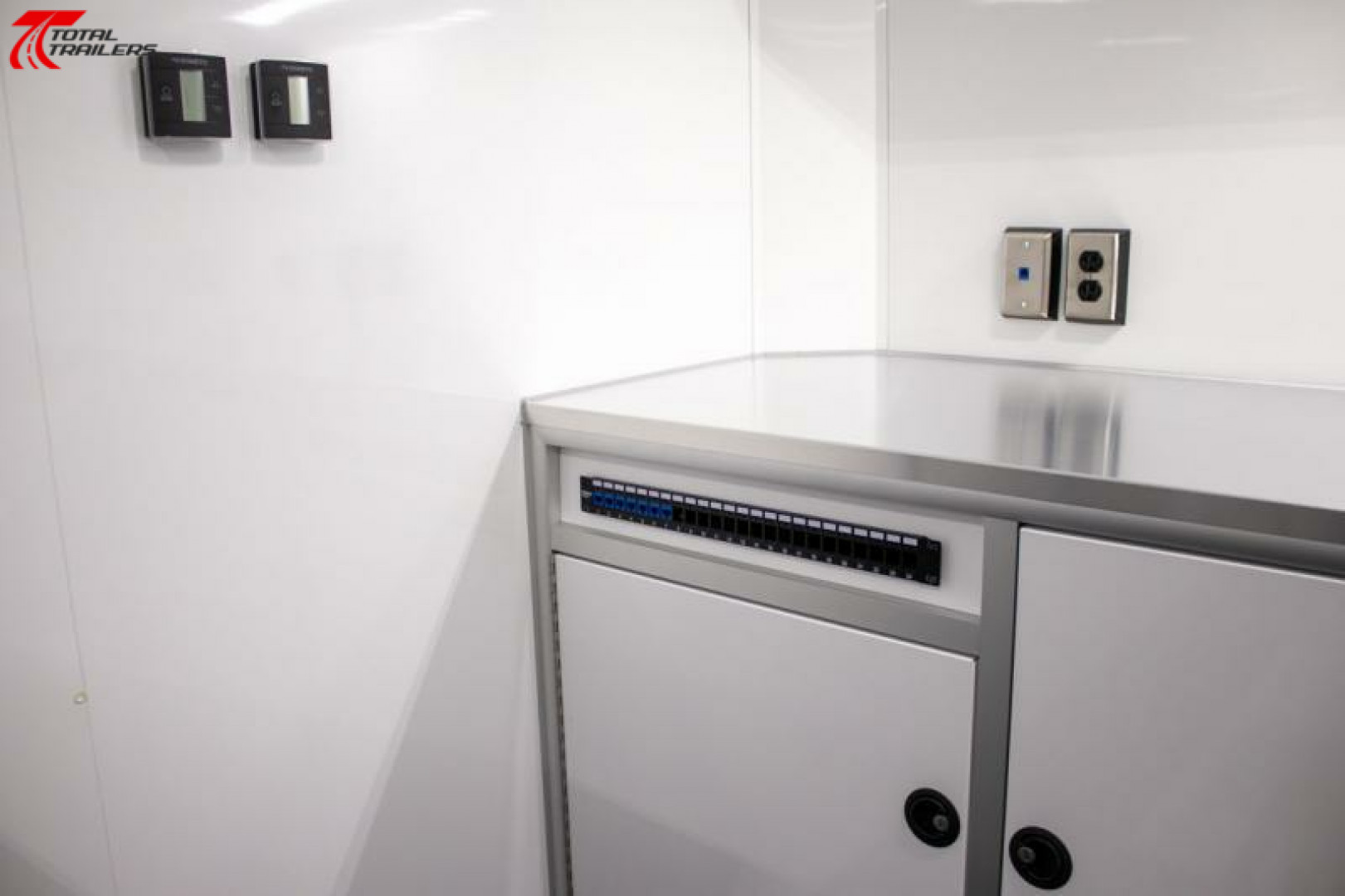 New 28' Emergency Response Trailer w/ Cabinets, Patch Panel