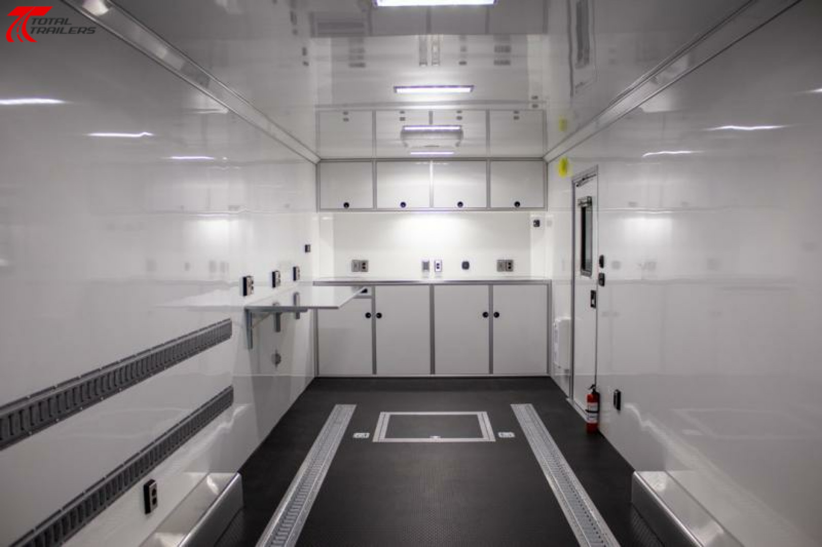 New 28' Emergency Response Trailer w/ Cabinets, Patch Panel