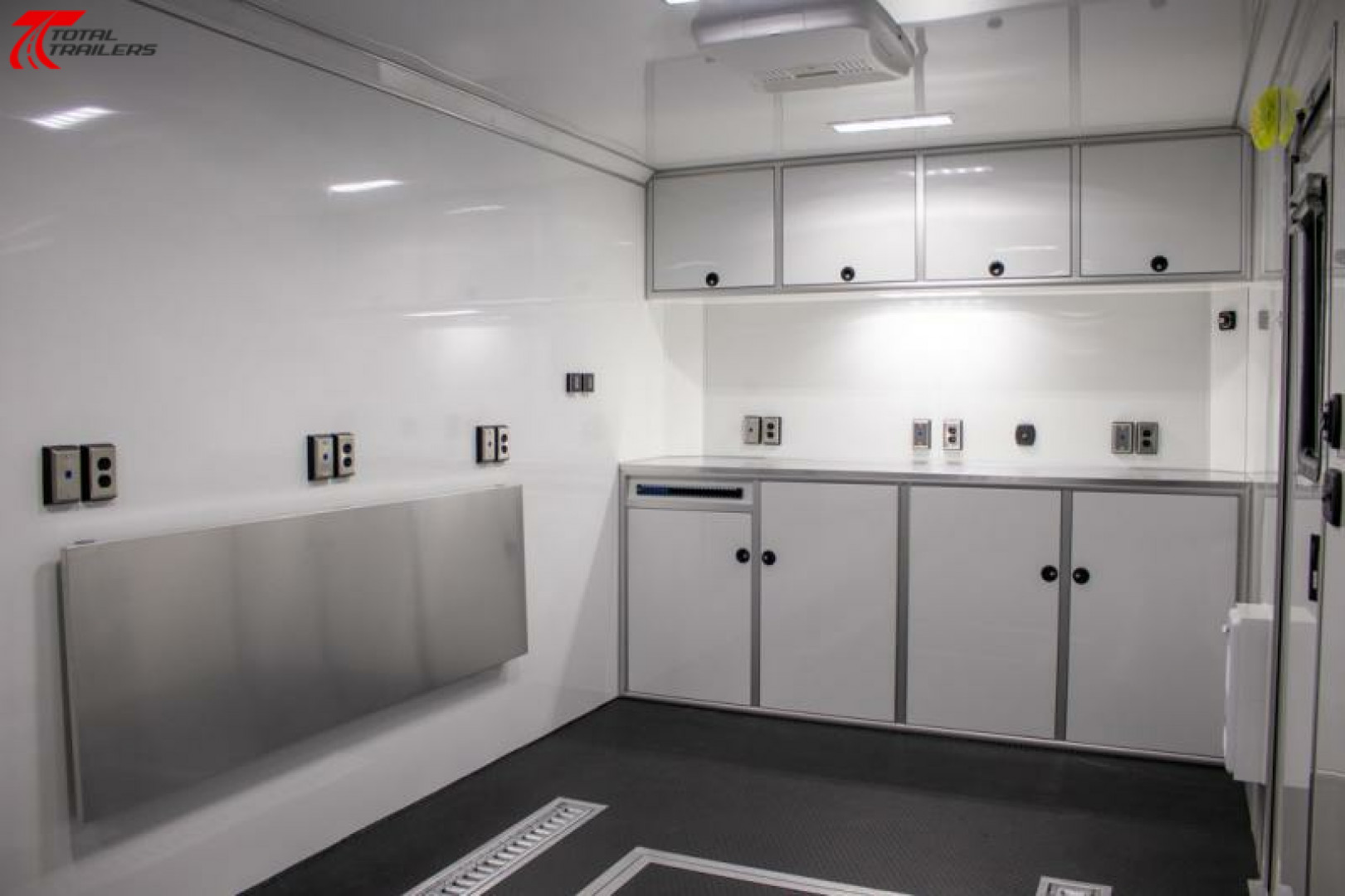 New 28' Emergency Response Trailer w/ Cabinets, Patch Panel