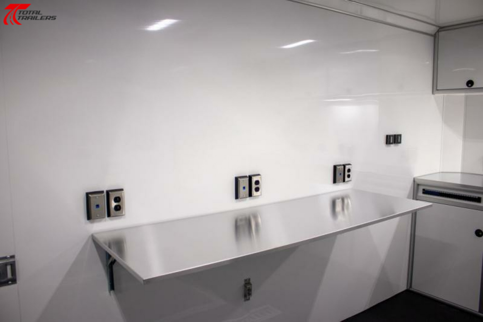 New 28' Emergency Response Trailer w/ Cabinets, Patch Panel