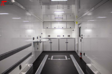 New 28' Emergency Response Trailer w/ Cabinets, Patch Panel