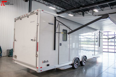 New 28' Emergency Response Trailer w/ Cabinets, Patch Panel