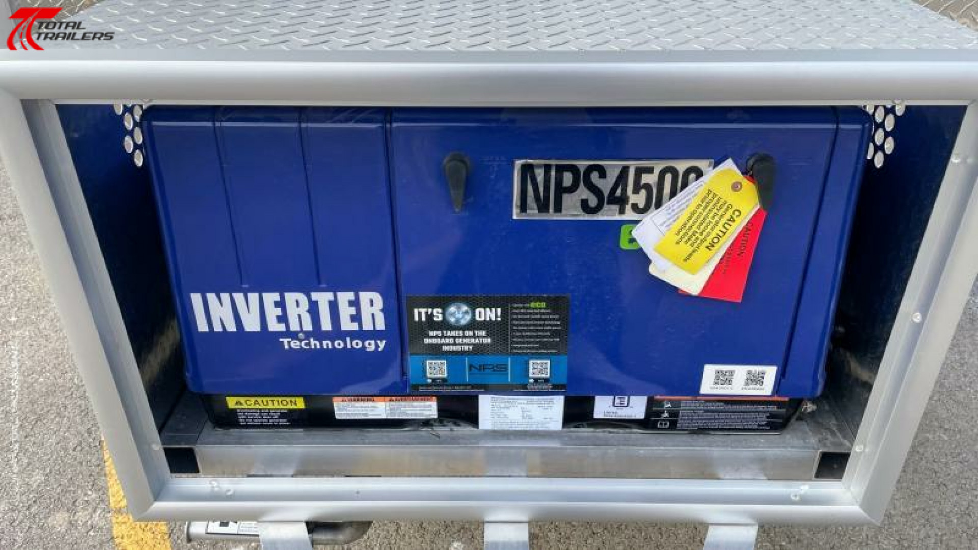 New Intech 6x10 Aluminum Fiber Optic Splicing Trailer w/ Generator