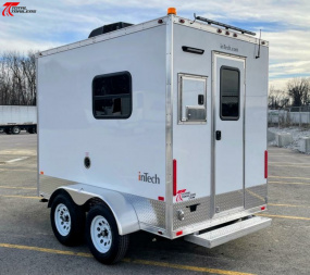 New Intech 6x10 Aluminum Fiber Optic Splicing Trailer w/ Generator