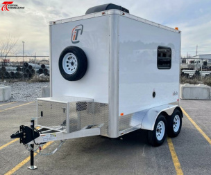 New Intech 6x10 Aluminum Fiber Optic Splicing Trailer w/ Generator