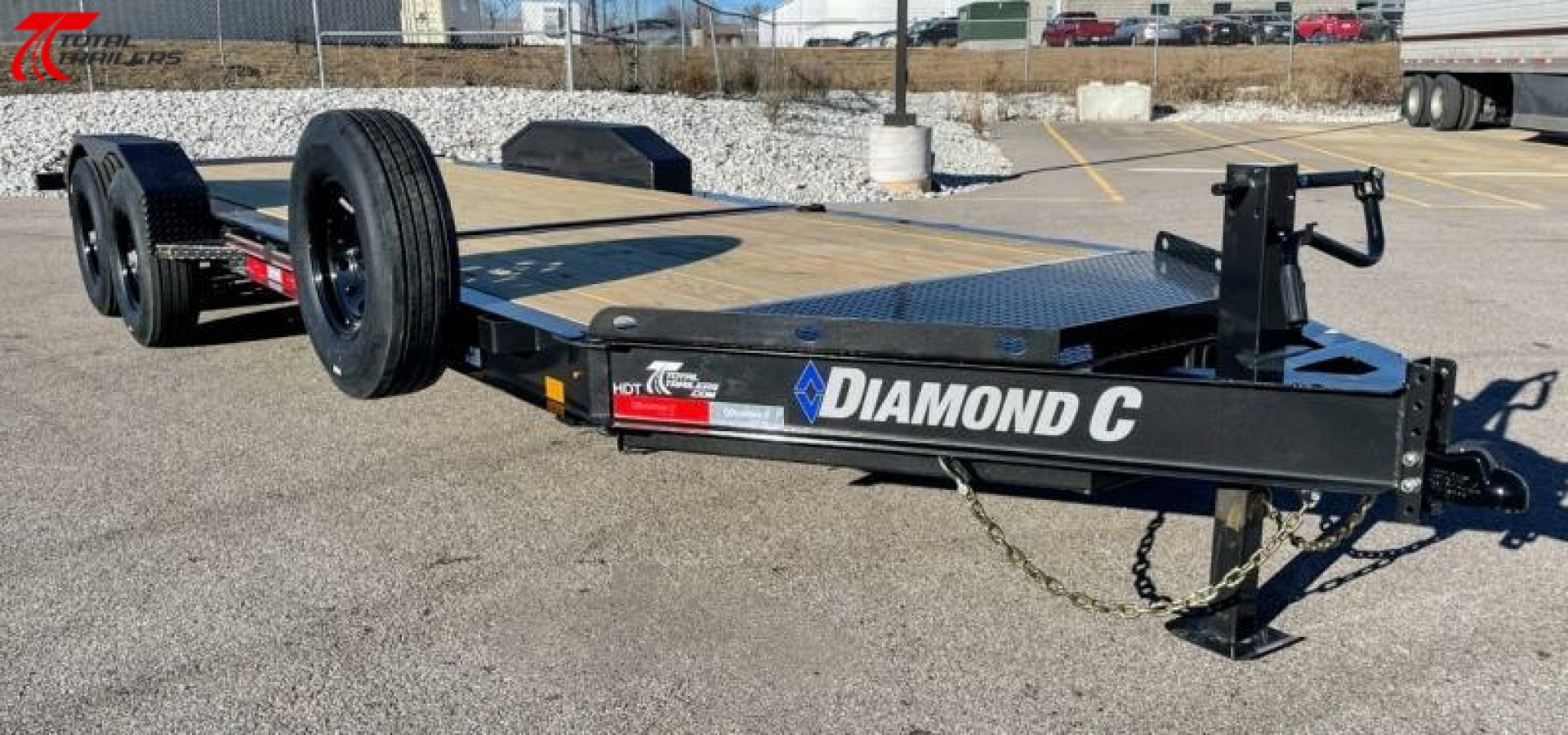 New CLEARANCE Diamond C HDT207 22' Tilt 14.9K (GVWR) Equipment Trailer
