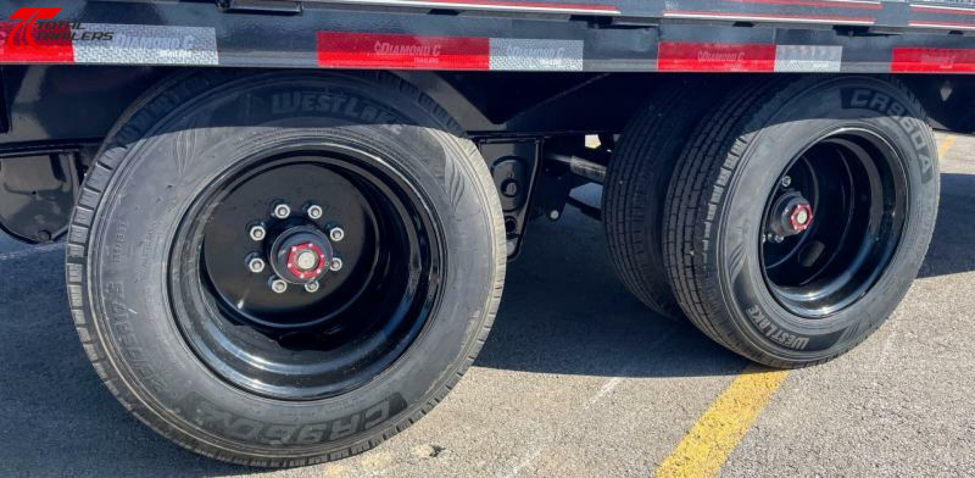 New CLEARANCE Diamond C Trailers PX212-25' 25,900lb (GVWR) Pintle/Tag Flatbed Trailer