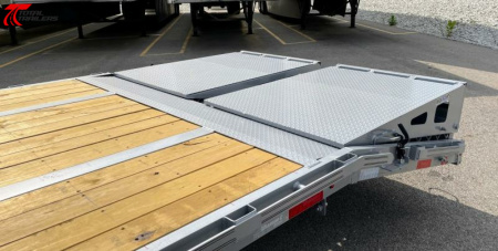 New (CLEARANCE) Diamond C Trailers SDX212 - 50' 25,900lb (GVWR) Max Ramps, Air-Ride, EOH Brakes Step Deck Flatbed Trailer