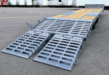 New (CLEARANCE) Diamond C Trailers SDX212 - 50' 25,900lb (GVWR) Max Ramps, Air-Ride, EOH Brakes Step Deck Flatbed Trailer