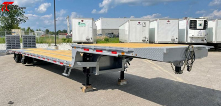 New (CLEARANCE) Diamond C Trailers SDX212 - 50' 25,900lb (GVWR) Max Ramps, Air-Ride, EOH Brakes Step Deck Flatbed Trailer