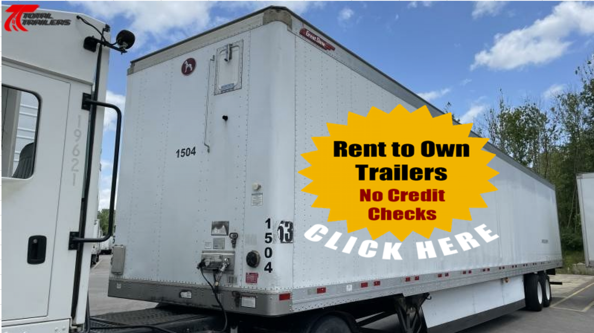 Used $15,500 - $699/MONTH 2016 Great Dane 53' Dry Van Semi Trailer for Sale or Rent to Own