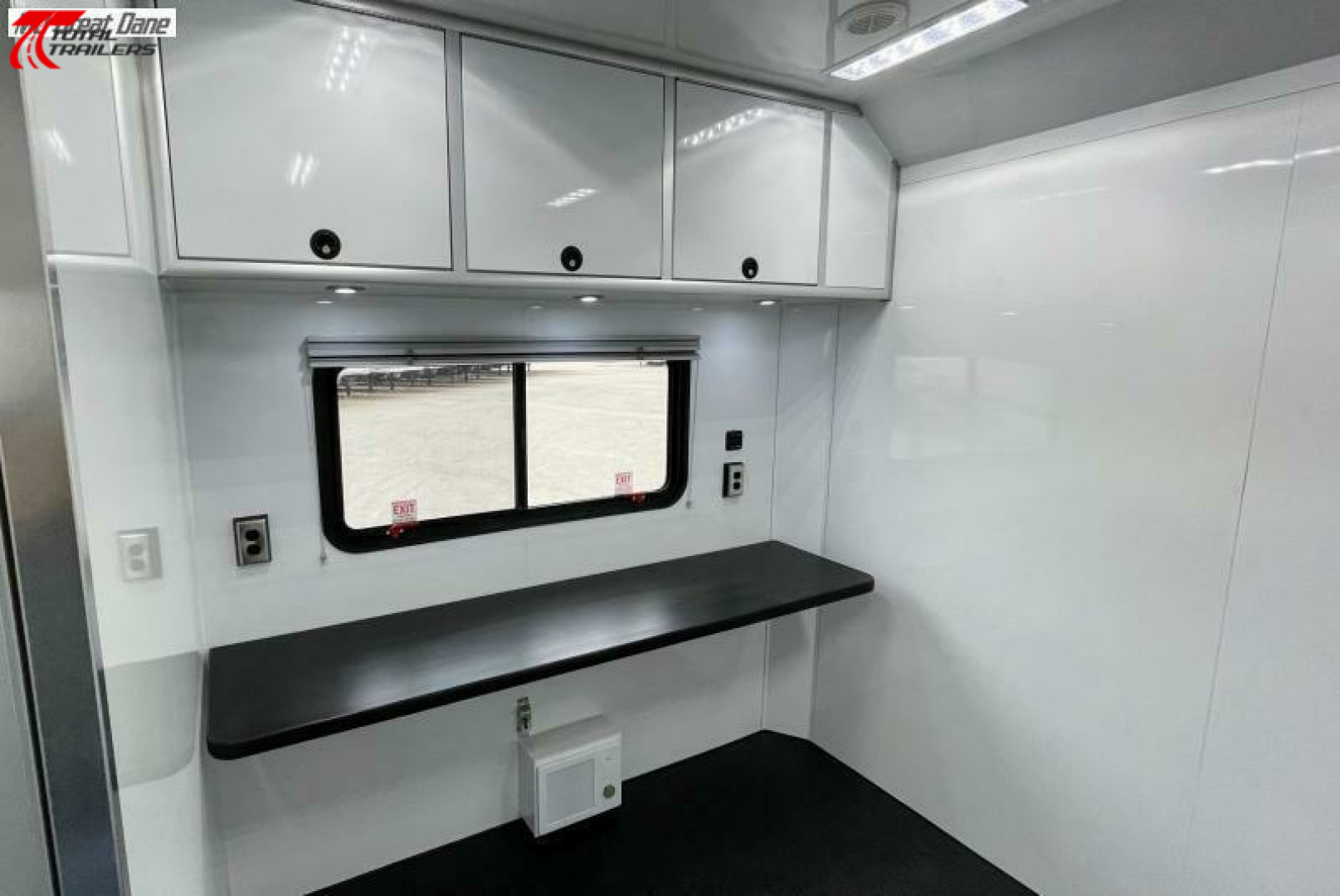 New 28' (2) Room Aluminum Office / Medical Trailer w/ Bathroom, Generator, AC, Heat
