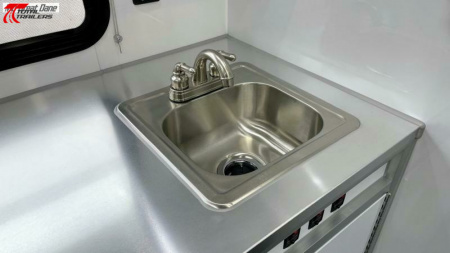 New 28' (2) Room Aluminum Office / Medical Trailer w/ Bathroom, Generator, AC, Heat