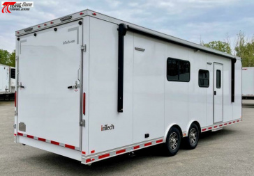 New 28' (2) Room Aluminum Office / Medical Trailer w/ Bathroom, Generator, AC, Heat