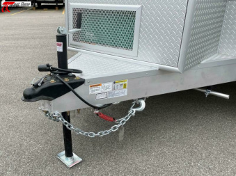 New 28' (2) Room Aluminum Office / Medical Trailer w/ Bathroom, Generator, AC, Heat