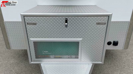 New 28' (2) Room Aluminum Office / Medical Trailer w/ Bathroom, Generator, AC, Heat