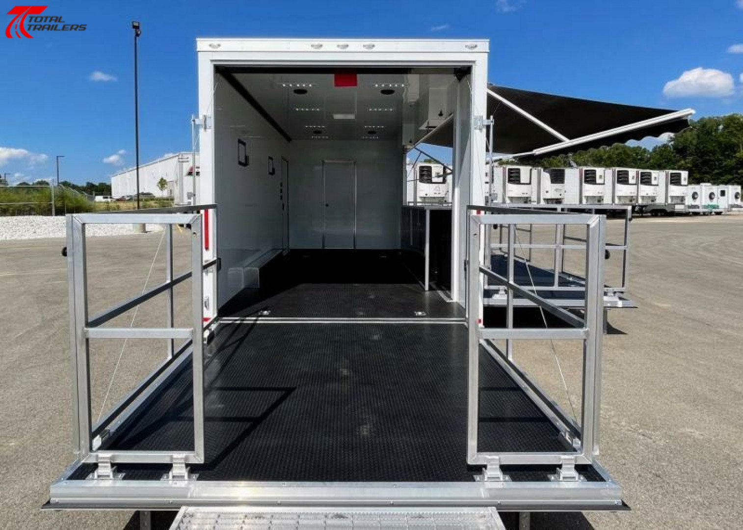 New 24' V-Nose Mobile Marketing Experiential Stage Trailer