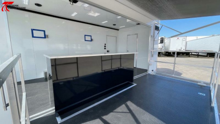 New 24' V-Nose Mobile Marketing Experiential Stage Trailer