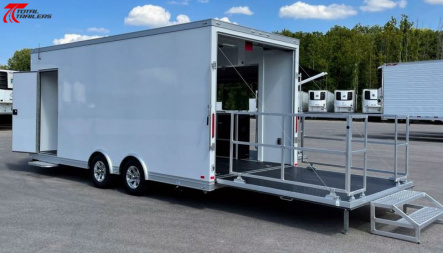 New 24' V-Nose Mobile Marketing Experiential Stage Trailer