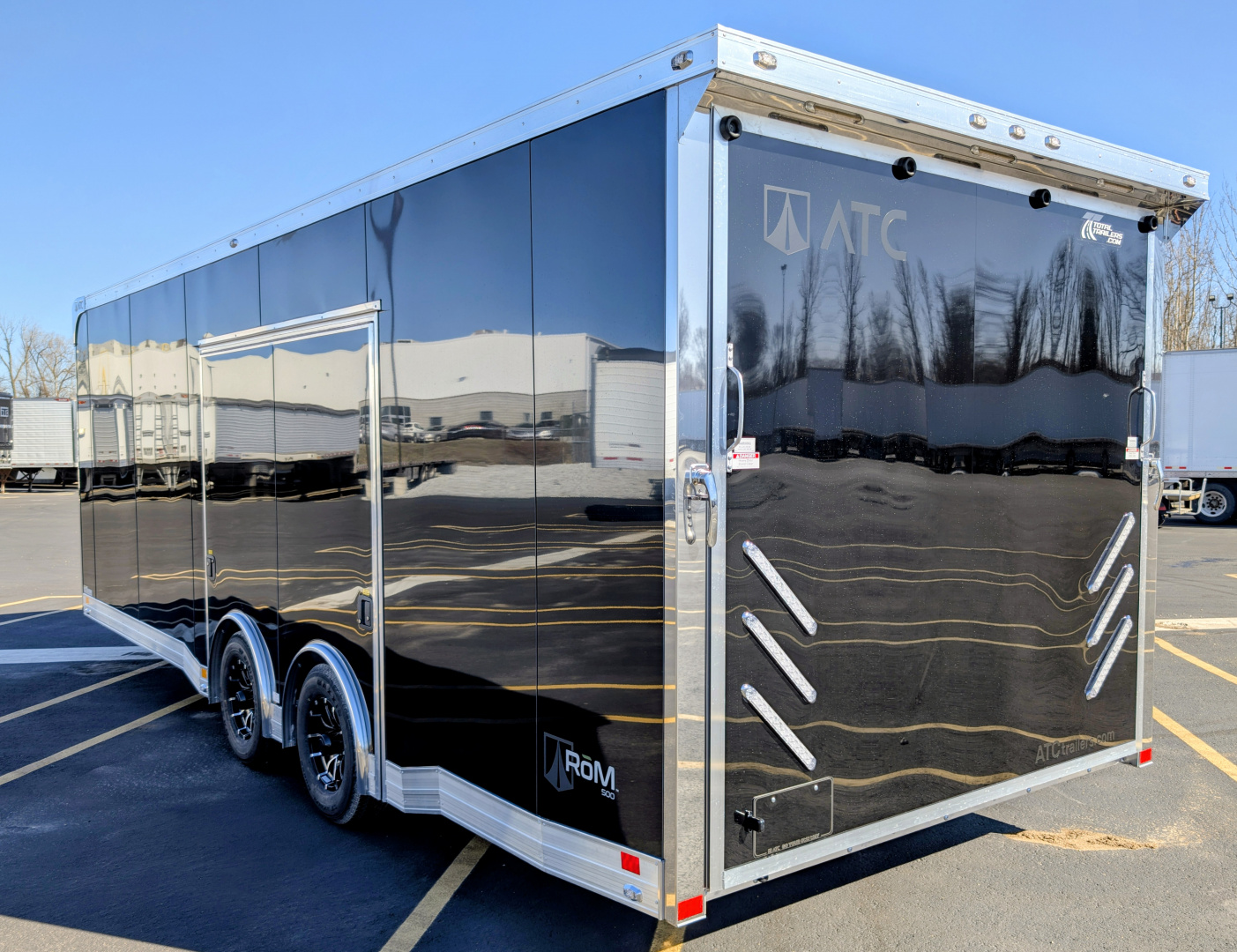 New ATC 8.5x24' RoM 500 (10 YEAR WARRANTY) Premium Edition Aluminum Car / Racing Trailer