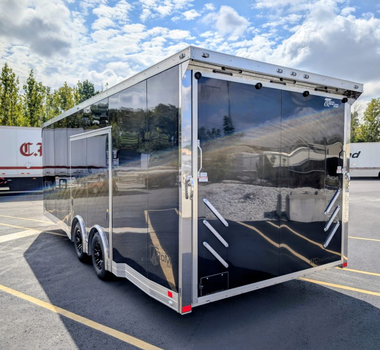 New 8.5x24' RoM 500 (10 YEAR WARRANTY) Premium Edition Aluminum Car / Racing Trailer