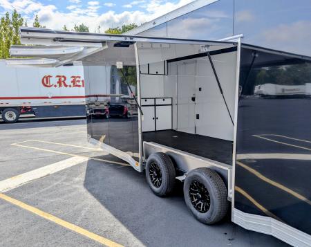 New 8.5x24' RoM 500 (10 YEAR WARRANTY) Premium Edition Aluminum Car / Racing Trailer