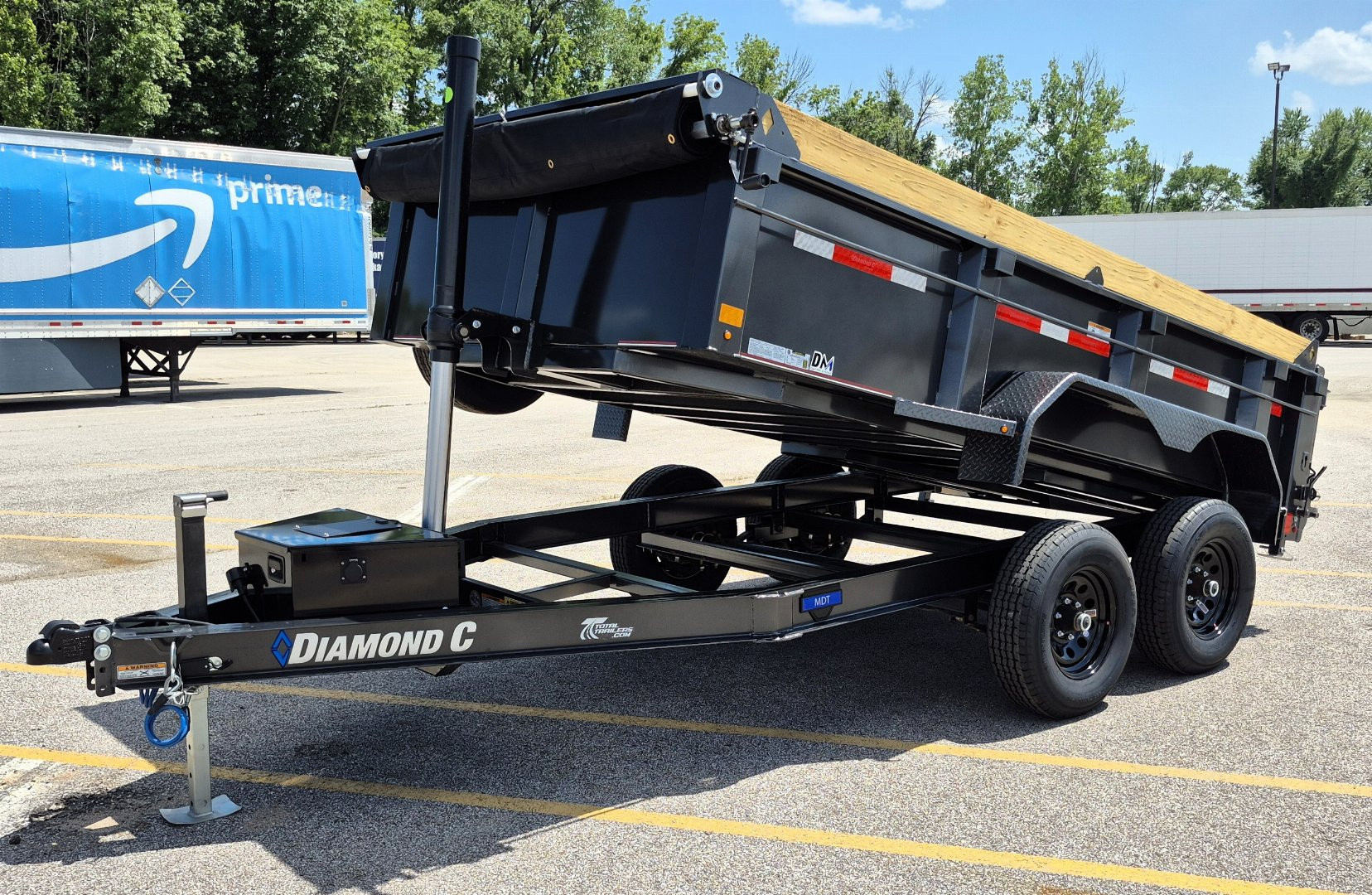 New Diamond C Trailers MDT-206-6.5'x 12' 9890lb (GVWR) Dump Trailer