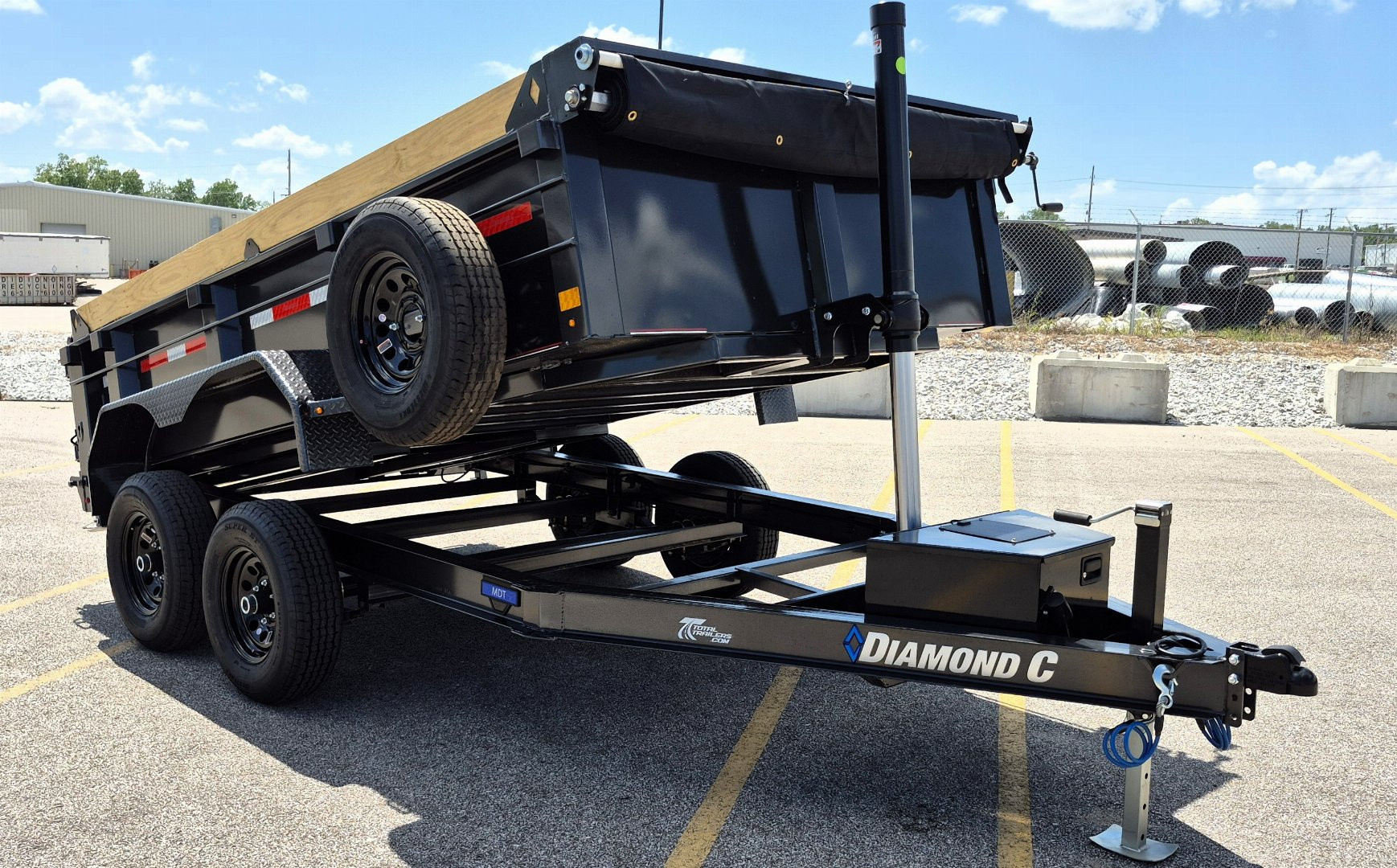 New Diamond C Trailers MDT-206-6.5'x 12' 9890lb (GVWR) Dump Trailer