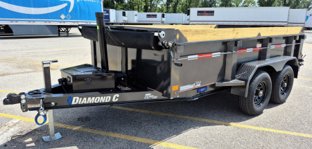 New Diamond C Trailers MDT-206-6.5'x 12' 9890lb (GVWR) Dump Trailer