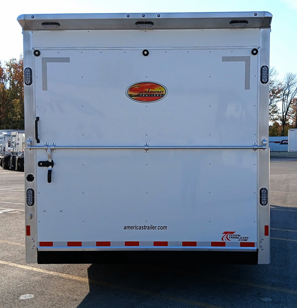 New Sundowner 8.5 x 36 Aluminum Gooseneck Enclosed Cargo Trailer, Extra Height