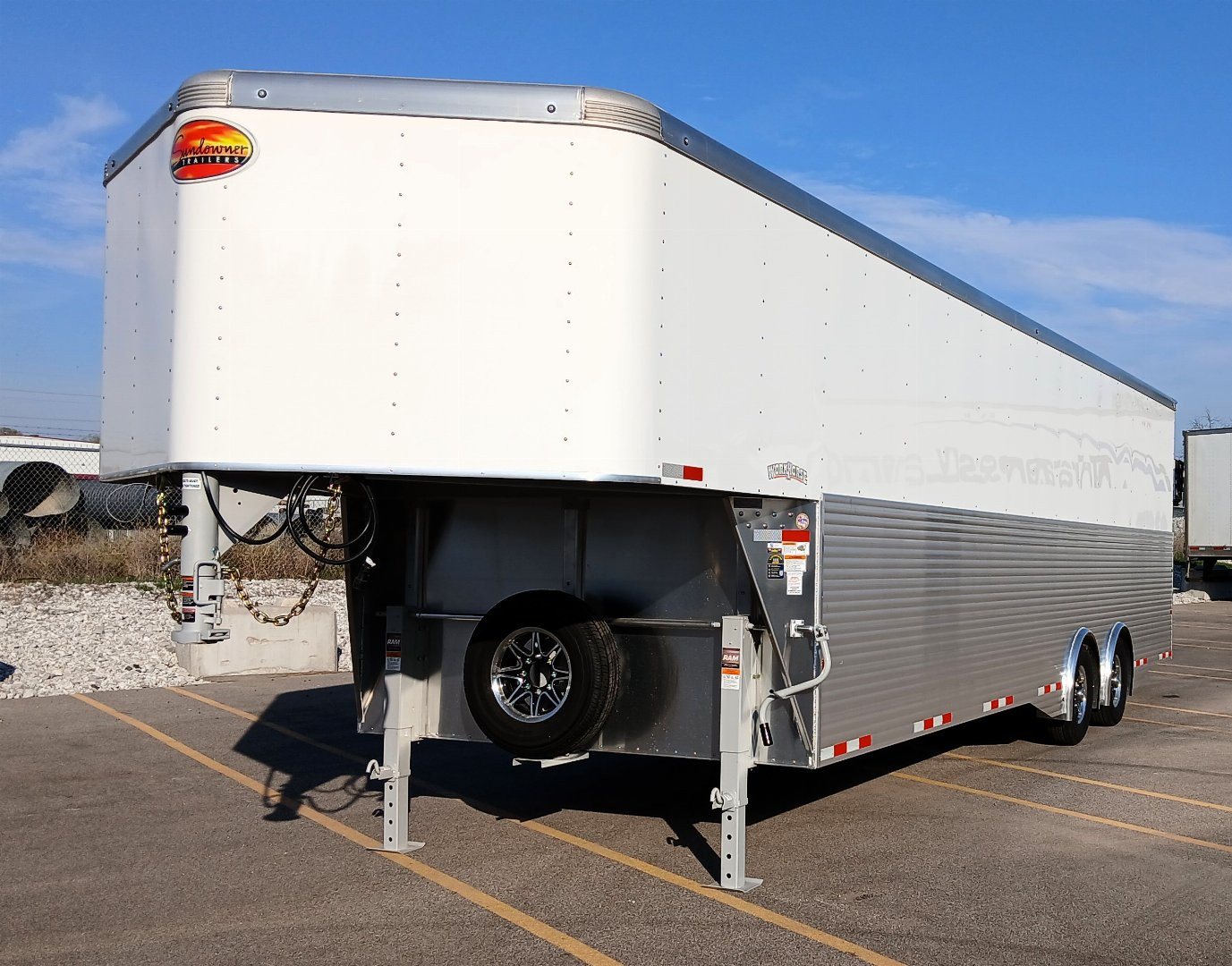 New Sundowner 8.5 x 36 Aluminum Gooseneck Enclosed Cargo Trailer, Extra Height