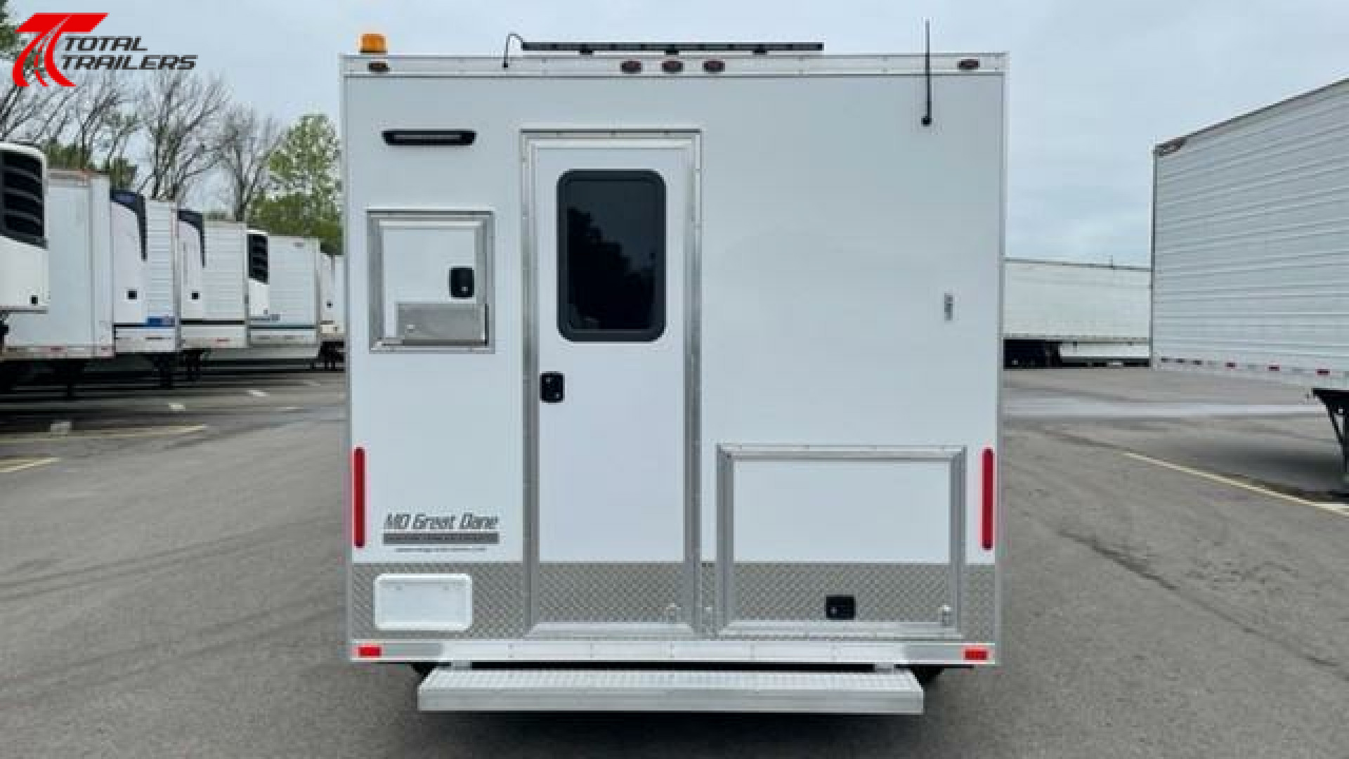 New Intech 8 X 12 Aluminum Fiber Optic Splicing Trailer w/ Generator