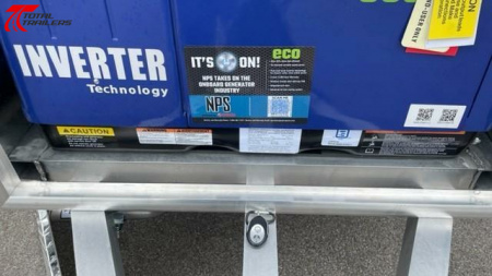 New Intech 8 X 12 Aluminum Fiber Optic Splicing Trailer w/ Generator