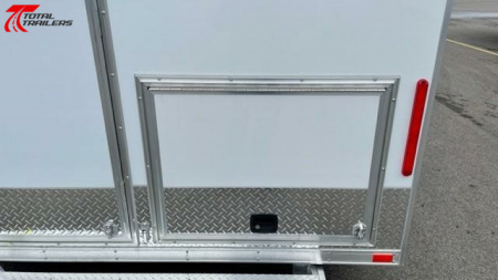 New Intech 8 X 12 Aluminum Fiber Optic Splicing Trailer w/ Generator
