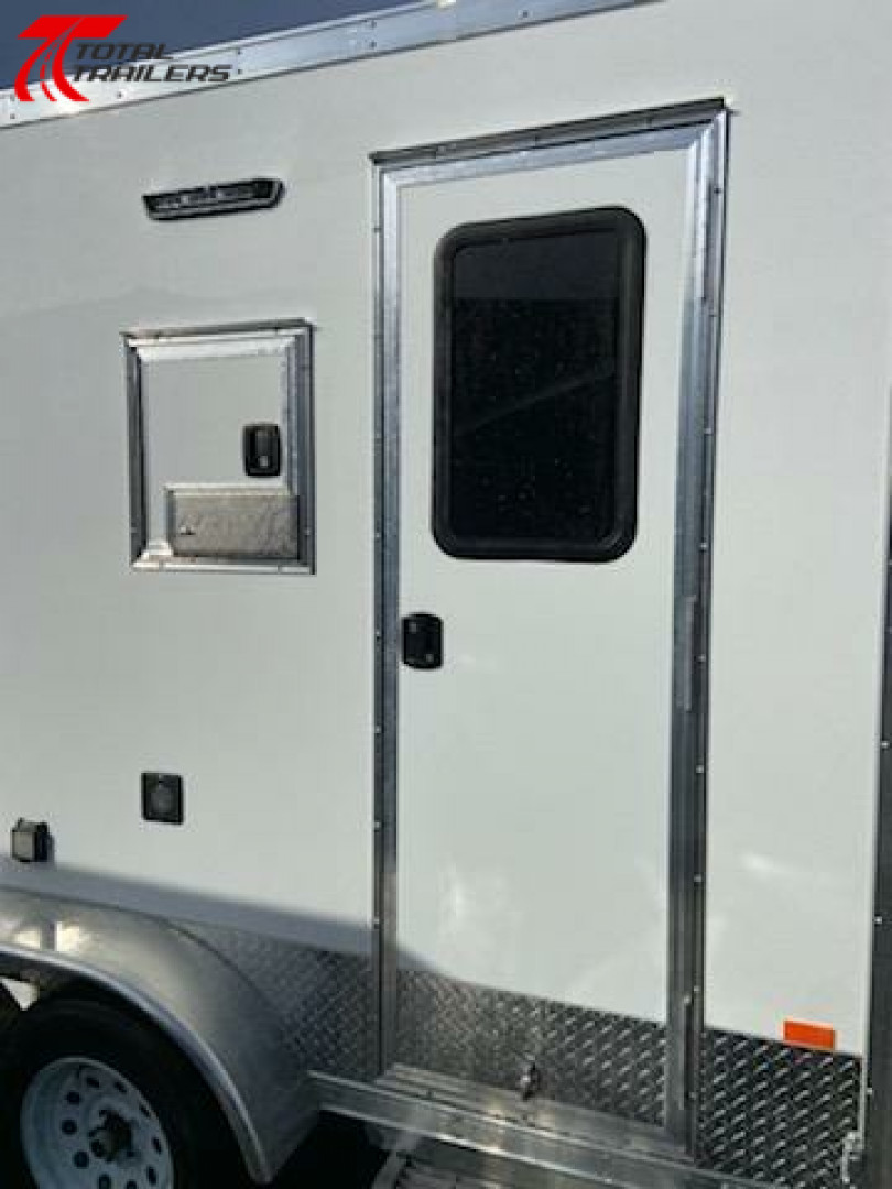 New Intech 7 X 12 Aluminum Fiber Optic Splicing Trailer