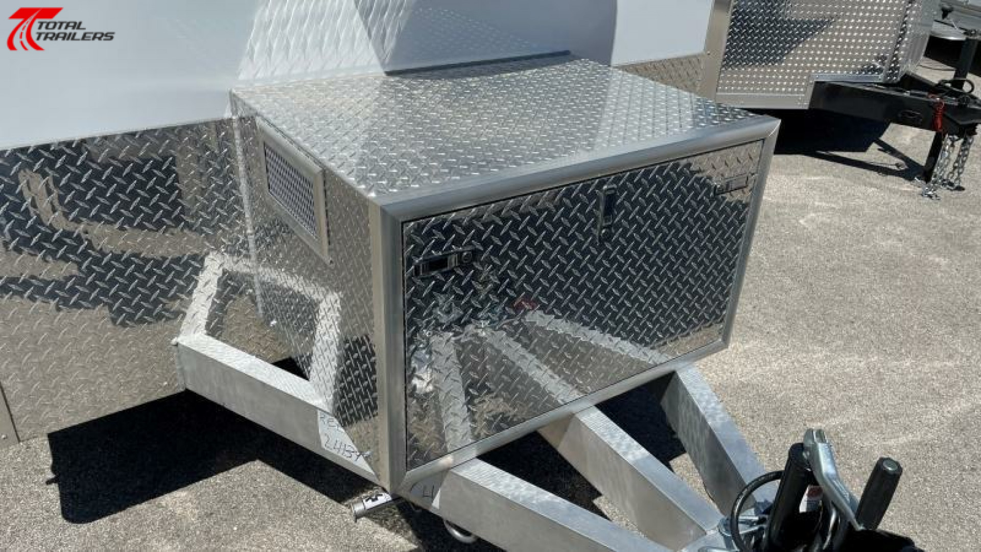New Intech 7 X 12 Aluminum Fiber Optic Splicing Trailer