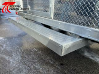 New Intech 7 X 12 Aluminum Fiber Optic Splicing Trailer